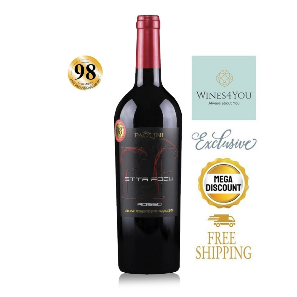 Cantine Paolini Syrah Perricone Etta Focu IGT Terre Siciliane Italy Red Wine 2022